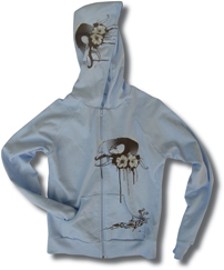 Womens Fleece Zip Hoodie